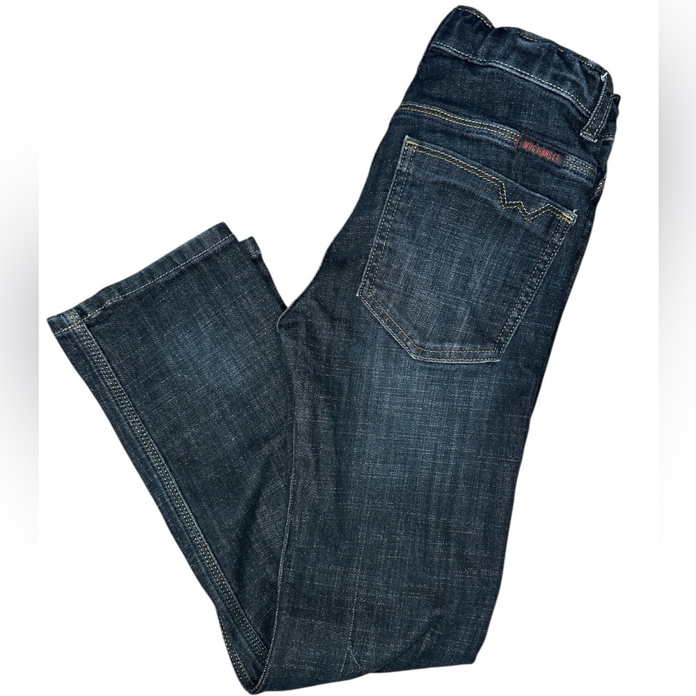 Wrangler‎ Western Straight Cut Denim Blue Jeans Cowboy 10 Regular Boys